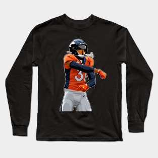 Justin Simmons #31 Celebrates Long Sleeve T-Shirt